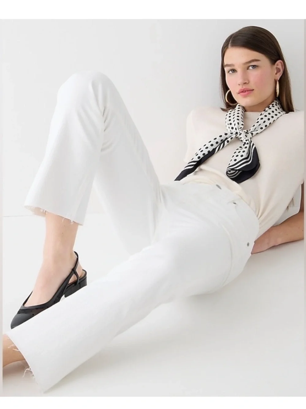 J Crew Jeans 31 Preppy White